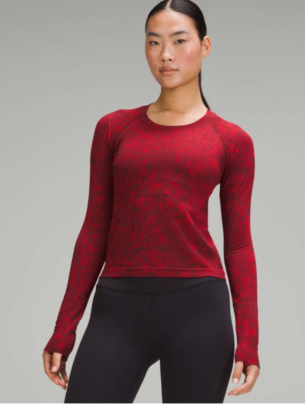 Lululemon Lunar New Year Swiftly Tech Long-Sleeve Shirt 2.0 size 10